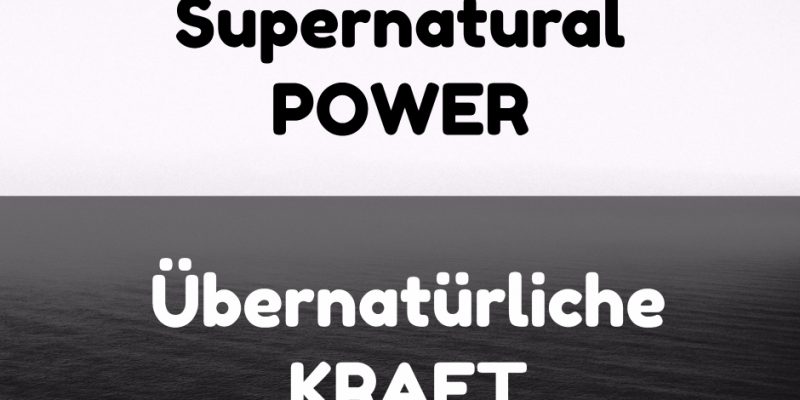 supernatural, übernatürliche kraft, superkraft