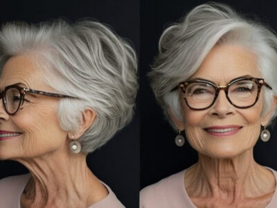 Schicke Frisuren ab 60 mit Brille: So wirkst du jünger und frischer
