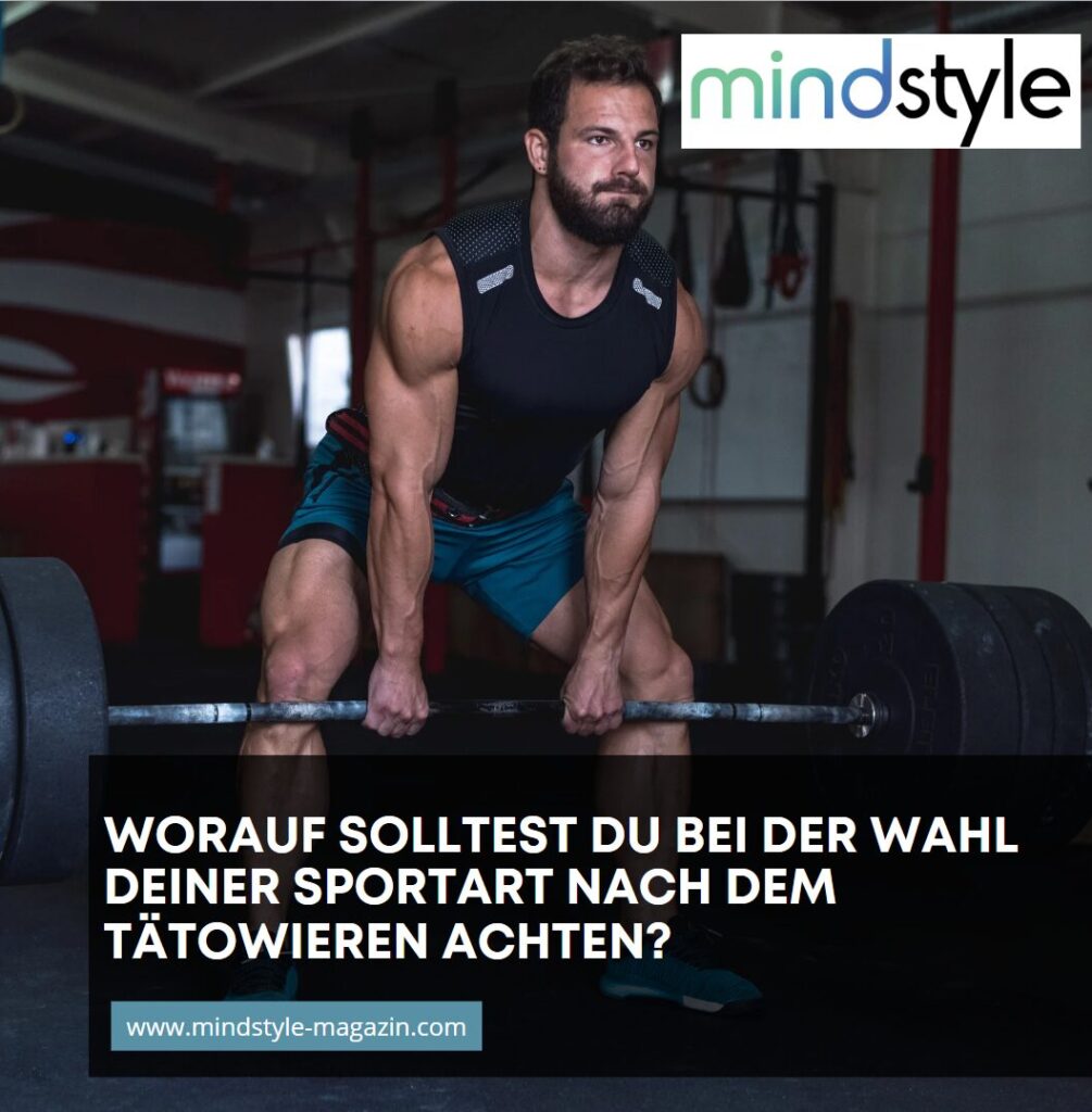 Worauf solltest du bei der Wahl deiner Sportart nach dem Tätowieren achten